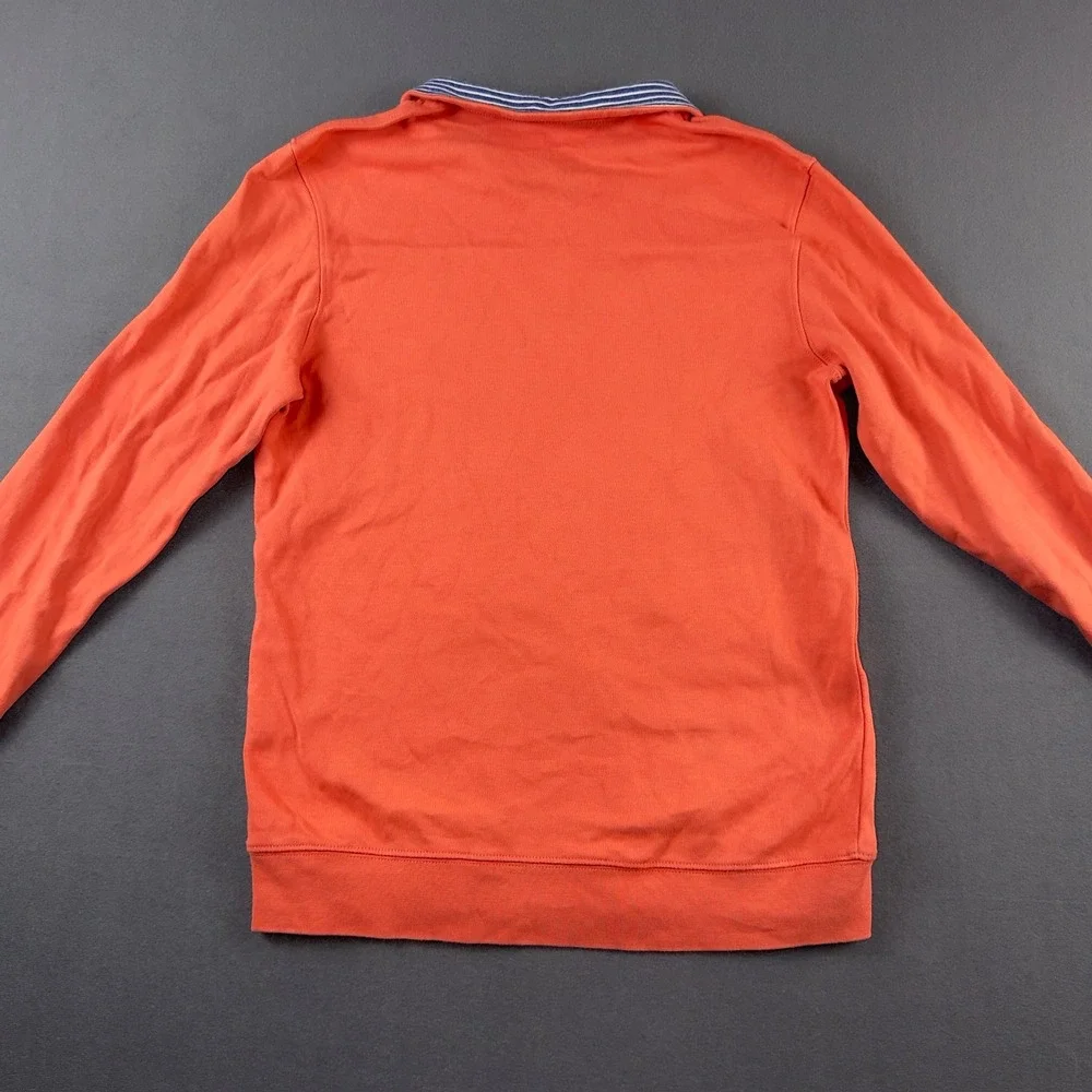 Vineyard‎ Vines Boys XL 20 Coral Orange Pima Cotton Quarter Zip Pullover Sweater